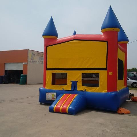 Castle Bounce House with Basketball Hoop Castle Bounce House with Basketball Hoop